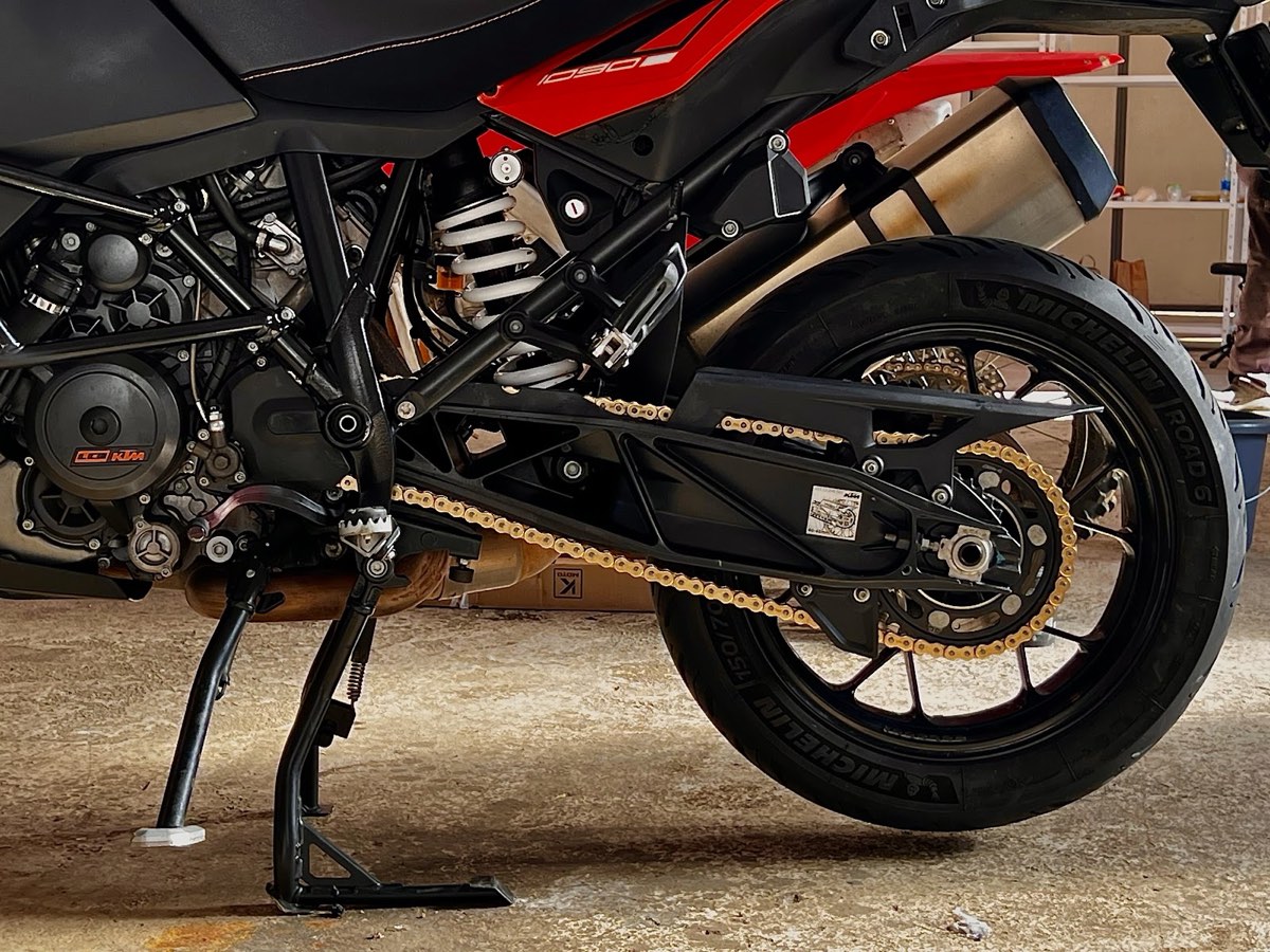 Новая цепь на KTM