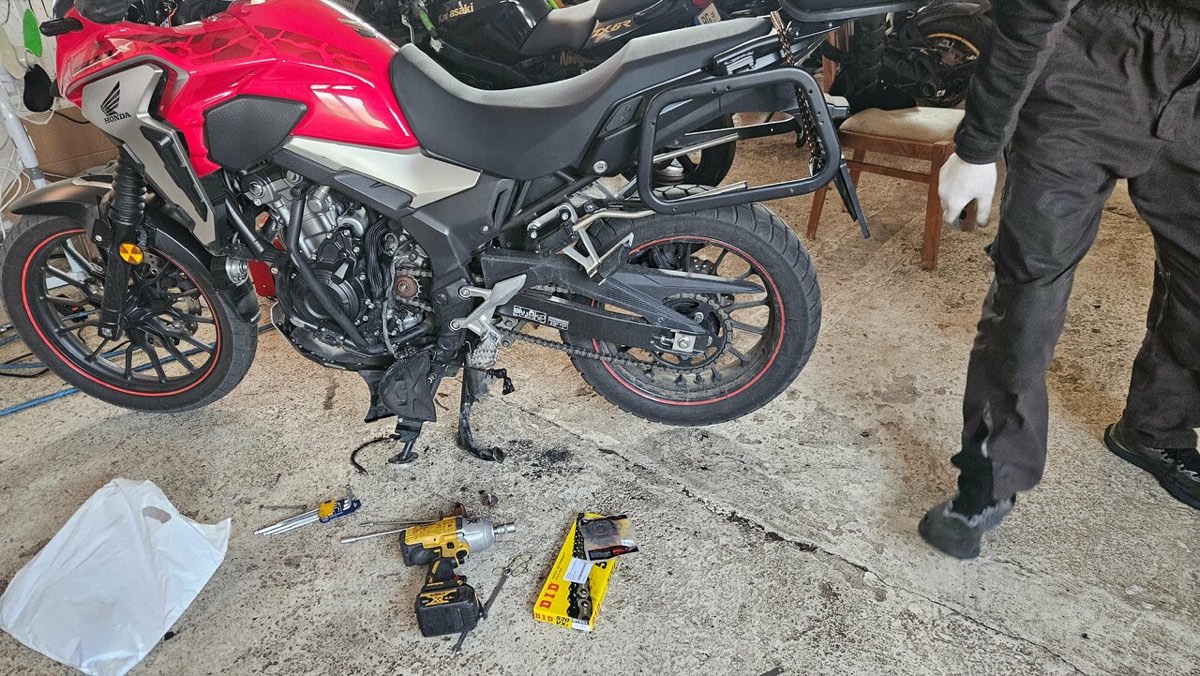 Honda CB500X в работе